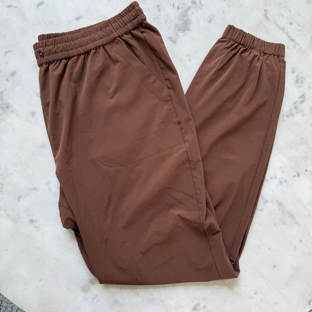TNA Aritzia Sweatpants Womens‎ Medium Brown Sweat Fleece Cozy Fleece Size Large